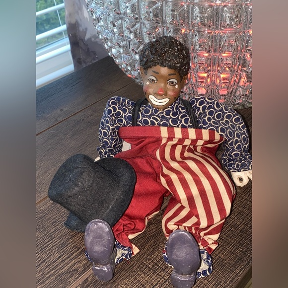 Vintage Daddy's Long Legs Doll PEANUT Clown by Designer Karen Germany COA - Picture 10 of 14